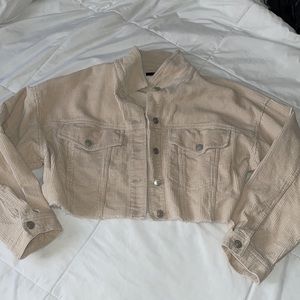 Forever 21 Cropped Corduroy Jacket